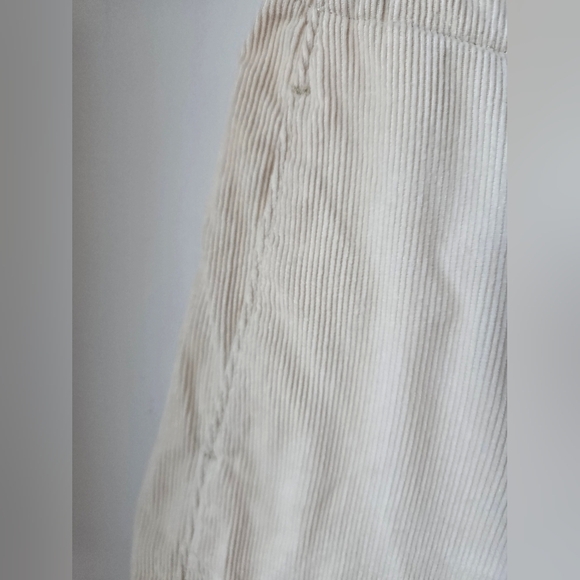 Levi's Cream Corduroy Pants Wide Legs Mid Rise Chinos Size 28 31 XL - Picture 3 of 10